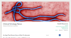 Desktop Screenshot of clinical-virology.org