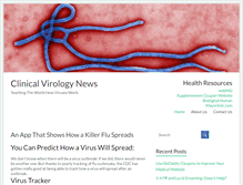 Tablet Screenshot of clinical-virology.org